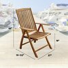 Whitecap Teak Ellington Reclining Arm Chair WT-60071